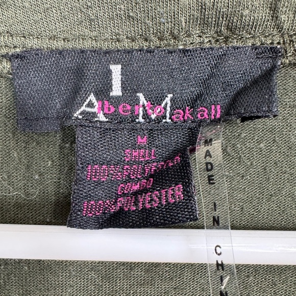 Vintage Alberto Makali Size M Whimsigoth Forest Fairy Lace Fly Away Chiffon Top - Picture 3 of 10